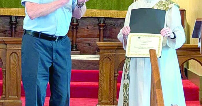 Raymond Presented St Stephen Award