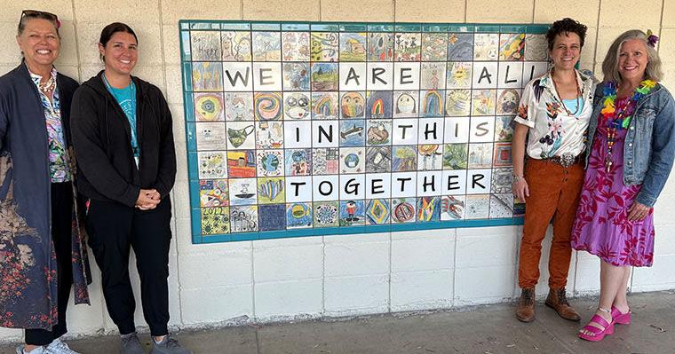Silver Strand Elementary School Unveils New Mural