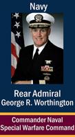 Coronado’s “Avenue Of The Heroes” ... Rear Adm. George R. Worthington, US Navy