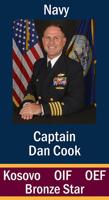 Coronado’s “Avenue Of The Heroes” ... Capt. Dan Cook, USN
