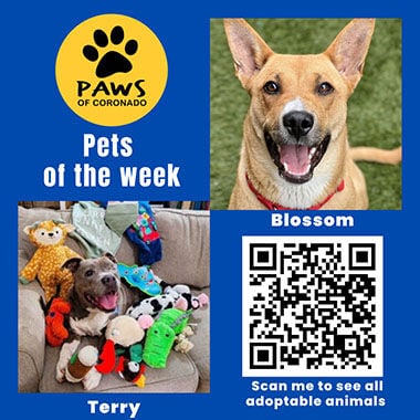 PAWS Pets-Of-The-Week, Coronado City News