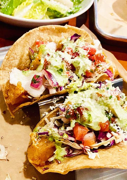 The Crispy Fish Tacos ...