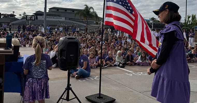 Village Elementary Celebrates Month Of The Military Child With Help From URT