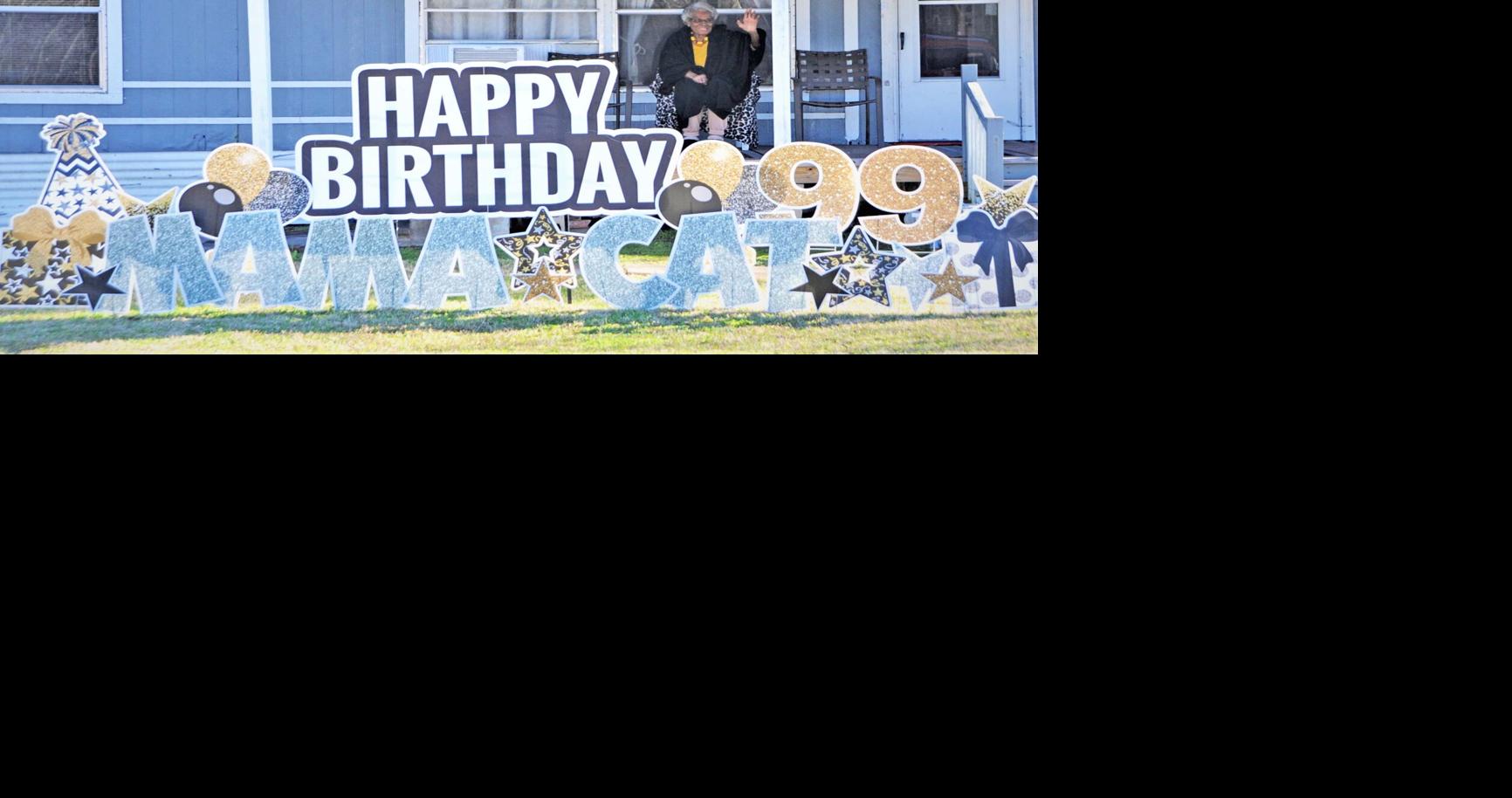 Butcher celebrates 99th birthday with parade