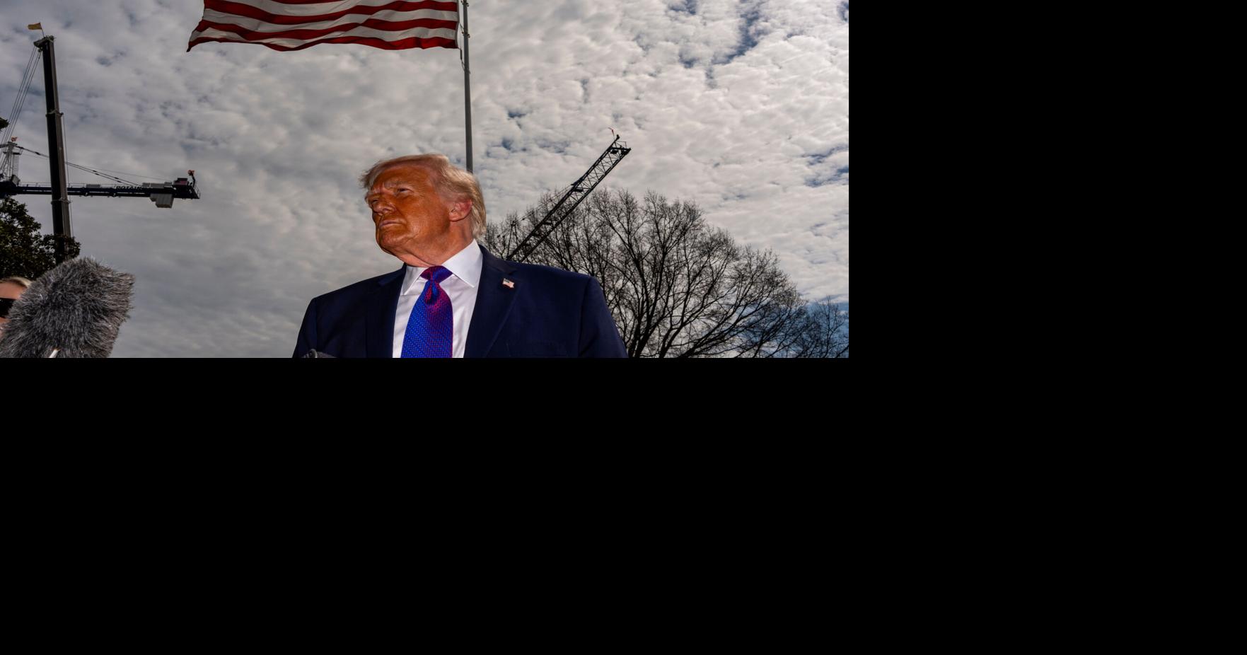 Trump pushes economic messages in Kentucky and Ohio as Iran looms large, in photos