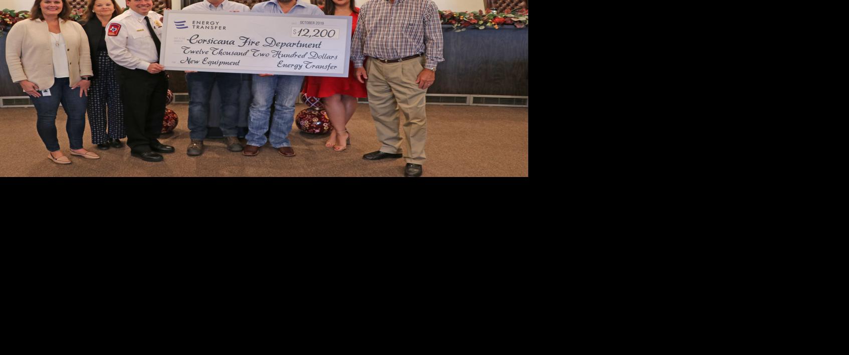 Energy Transfer donates to Corsicana Fire Rescue