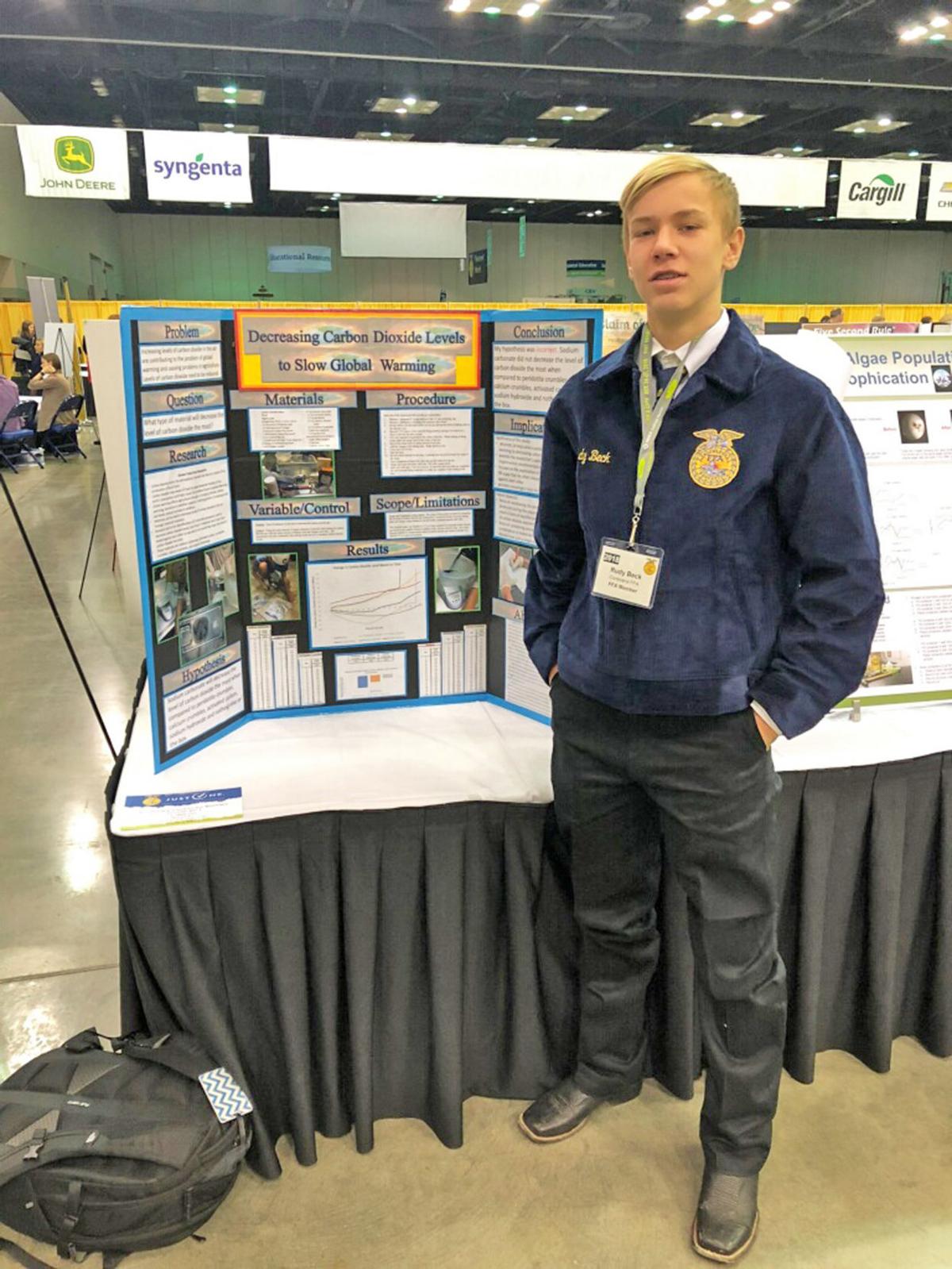 Strive For Progress Local Boy Attends National Ffa Competition News Corsicanadailysun Com