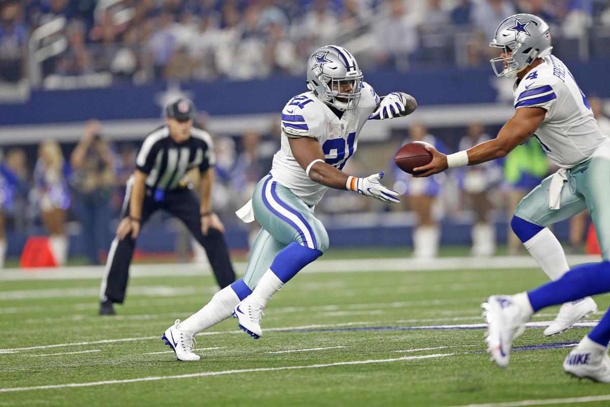 Scenes from Oct. 17 game between Dallas Cowboys, New England Patriots