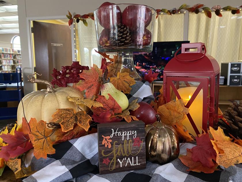Library fun for Fall
