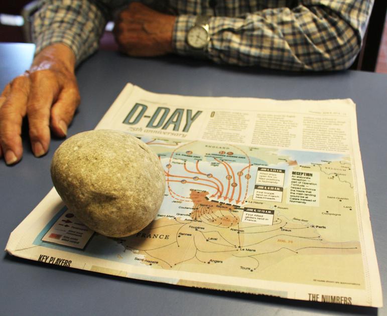 Local resident shares D-Day souvenir