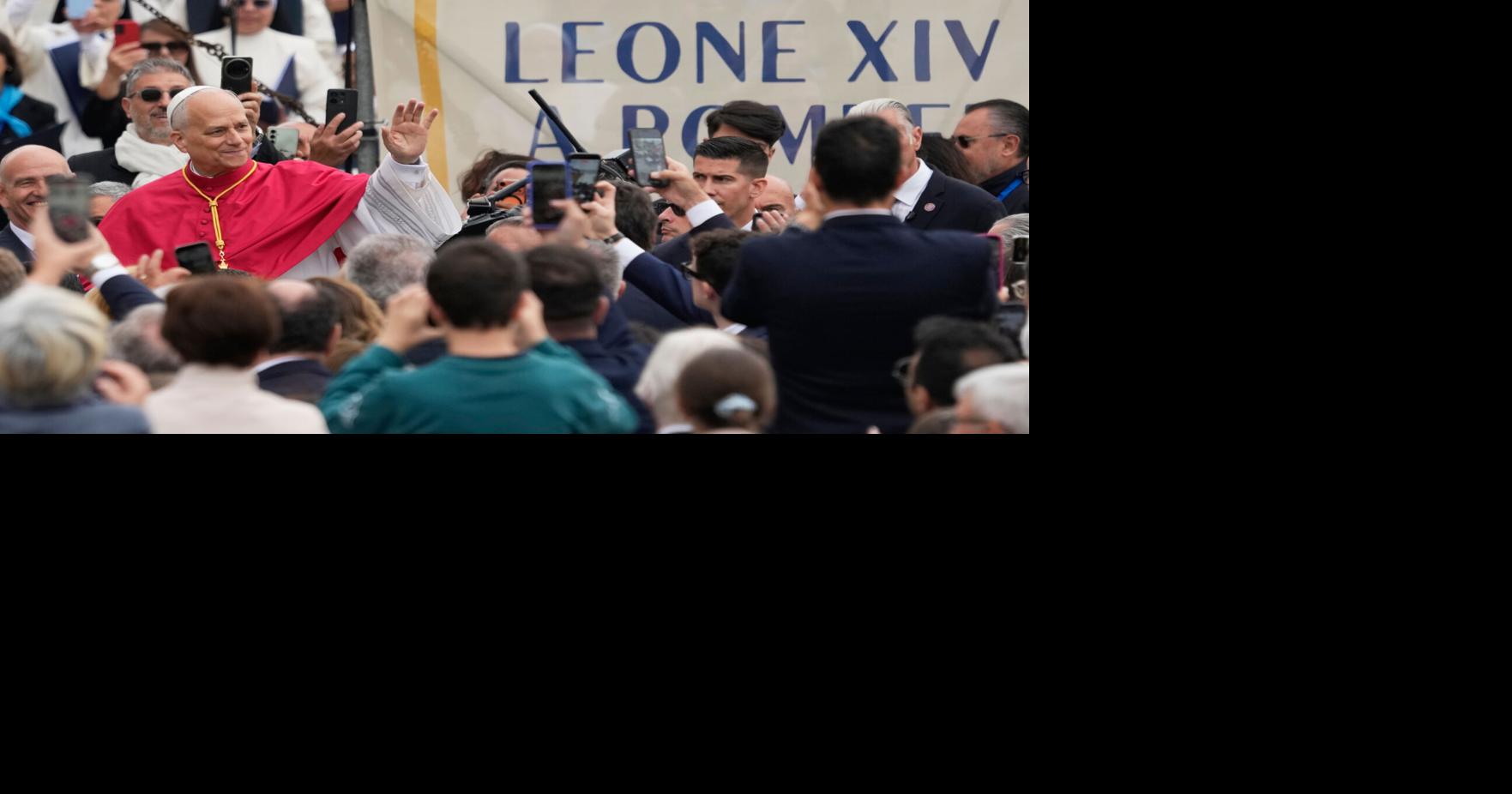 Pope prays for end to 'fratricidal hatred' as he celebrates anniversary with visit to Pompeii