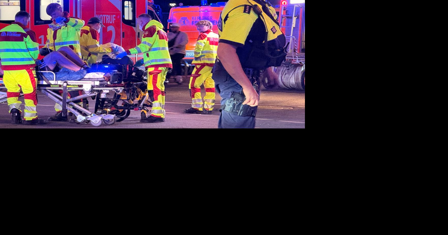 Van slams into crowd at Berlin Pride festival, killing 1 and injuring 16, as police identify suspect