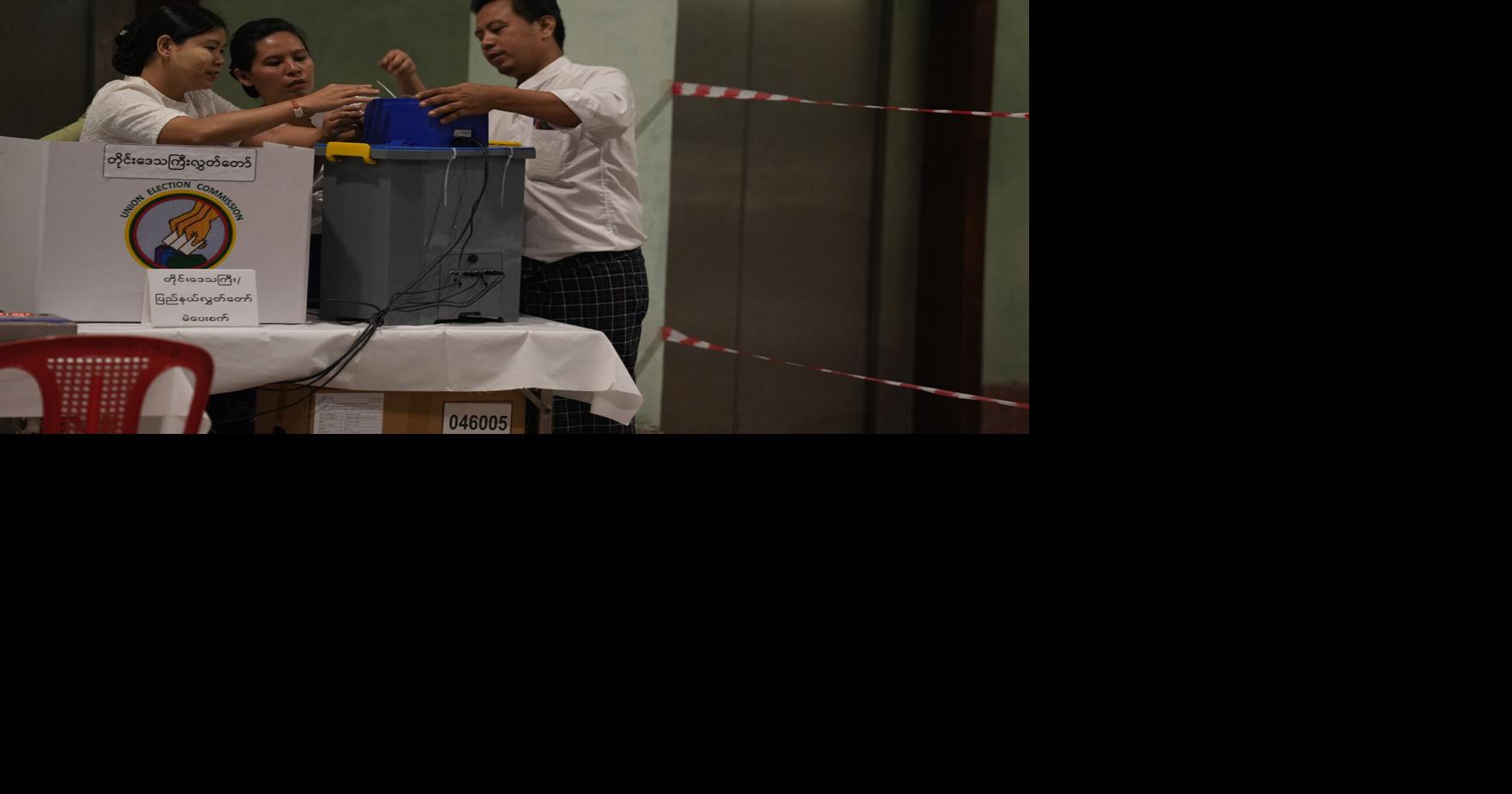 Myanmar holds first election since military seized power but critics say the vote is a sham