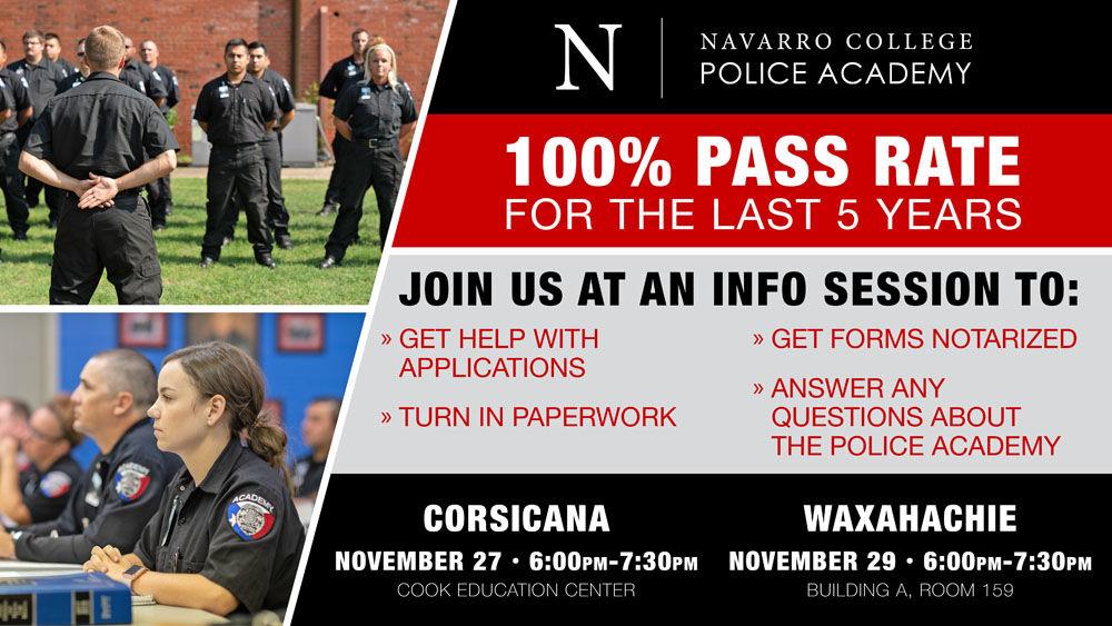 Navarro College Police Academy to host info session Nov. 27 | News ...
