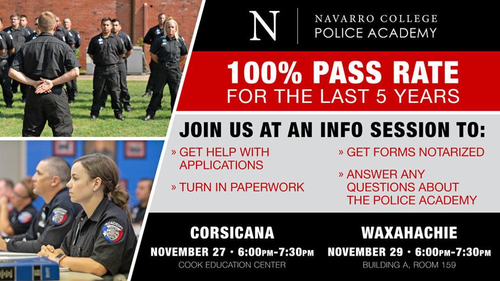 Navarro College Police Academy to host info session Nov. 27 | News ...