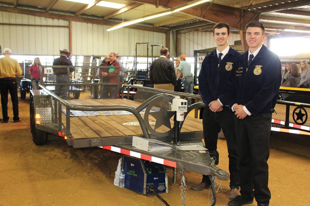 Kerens Ffa Cattle Trailer Takes Grand News