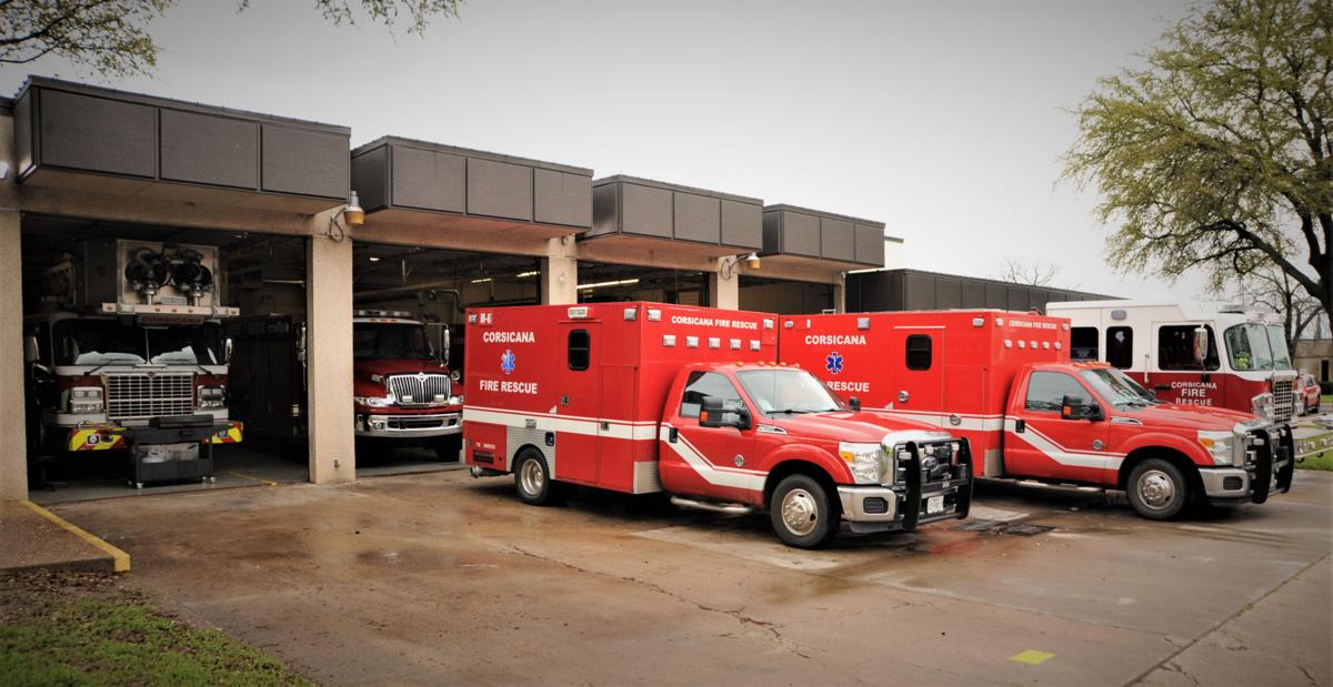 Corsicana Fire Rescue displays equipment designed to prevent virus