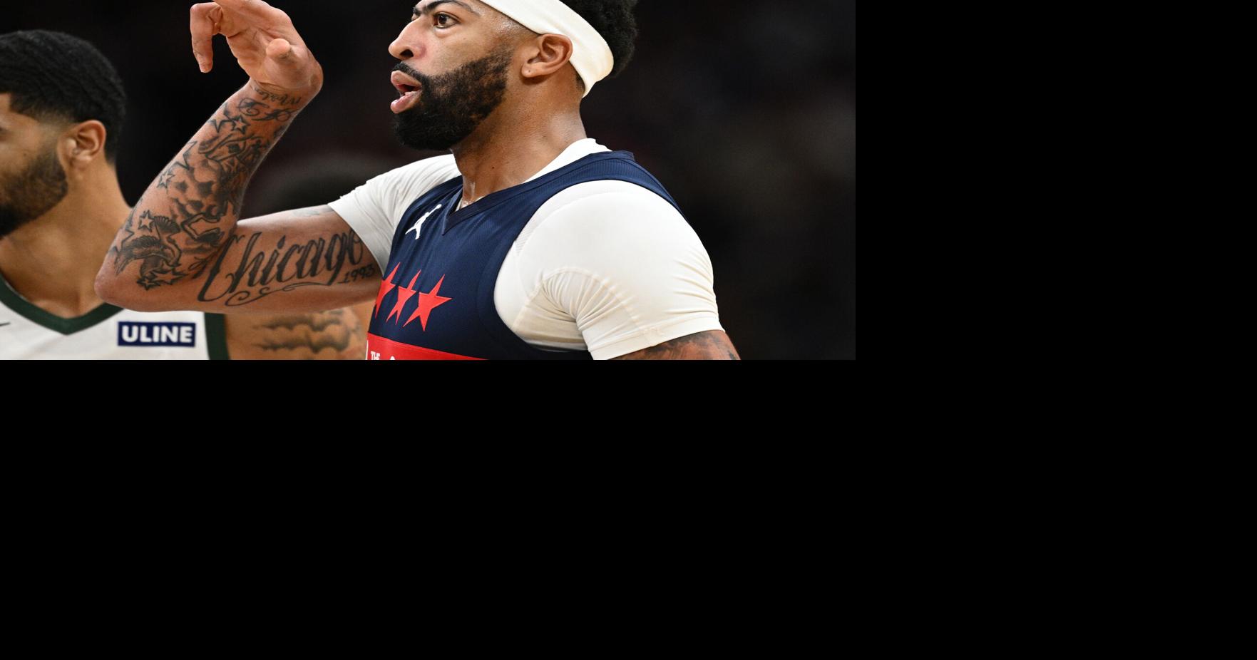Davis scores 34 points in his Washington debut, leading the Wizards ...