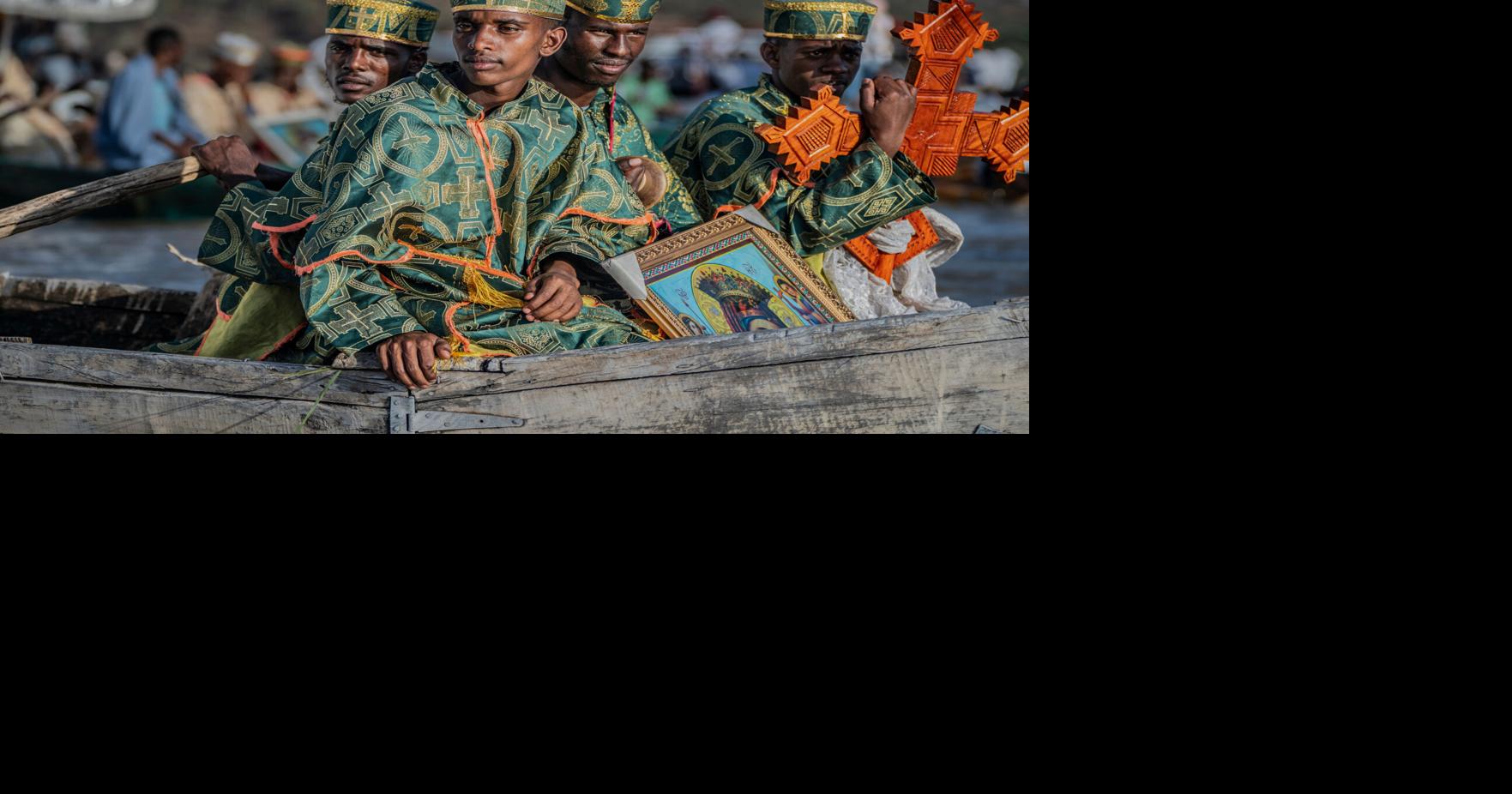 Photos show Ethiopian Orthodox Christians celebrating Timket, the baptism of Jesus