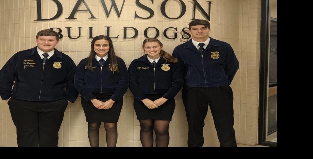 Dawson FFA students, teachers work hard for success