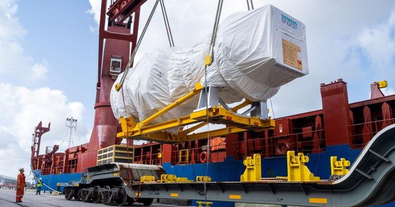 Fermi Announces First Siemens Turbines Arrive at Port of Houston