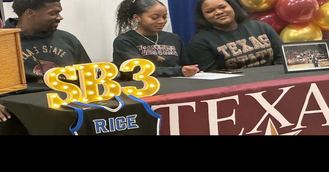 GC Girls Basketball: Rice All-American Saniya Burks signs with Texas State