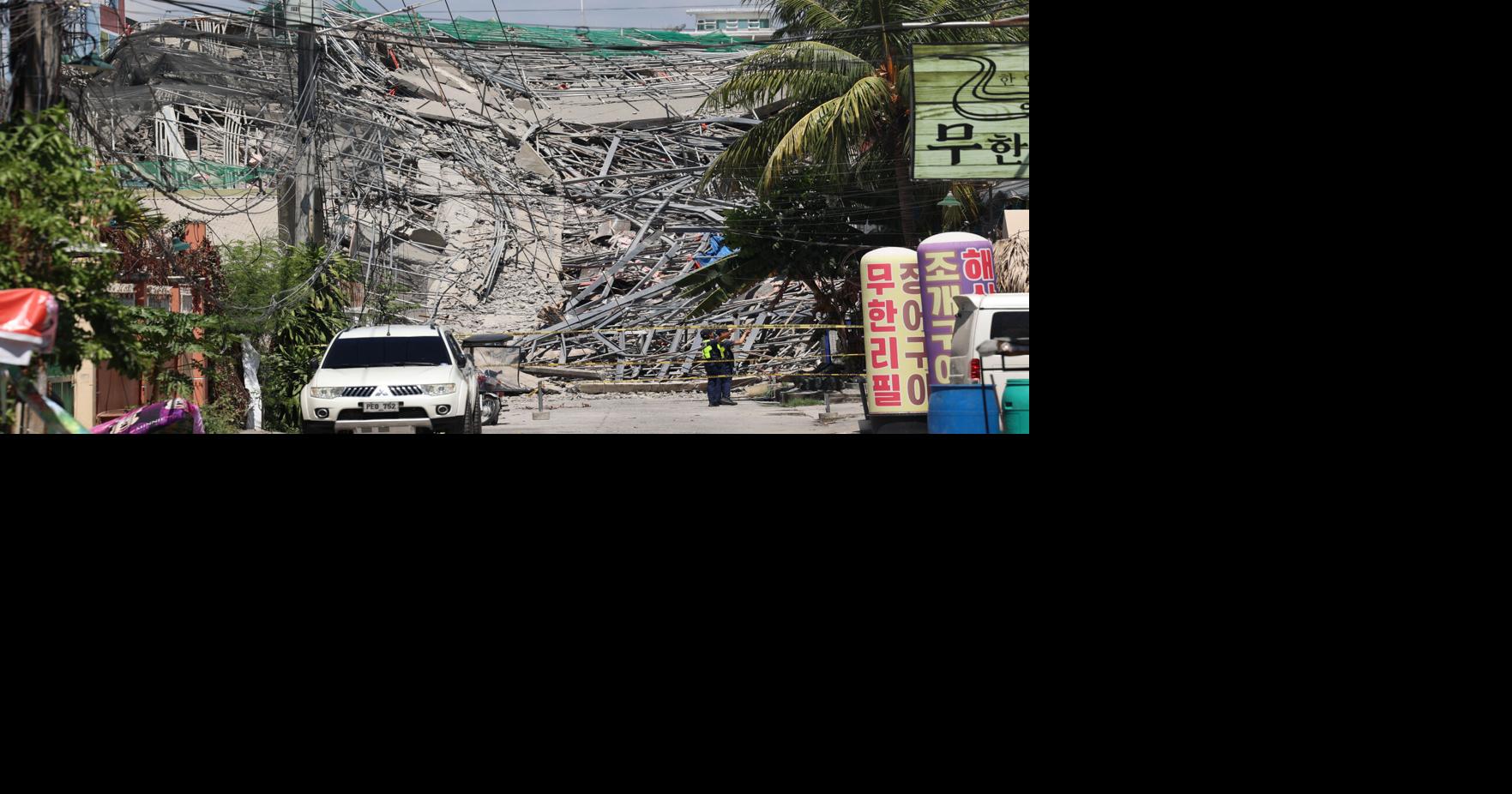 Building under construction in Philippines collapses, leaving 1 dead and 21 trapped