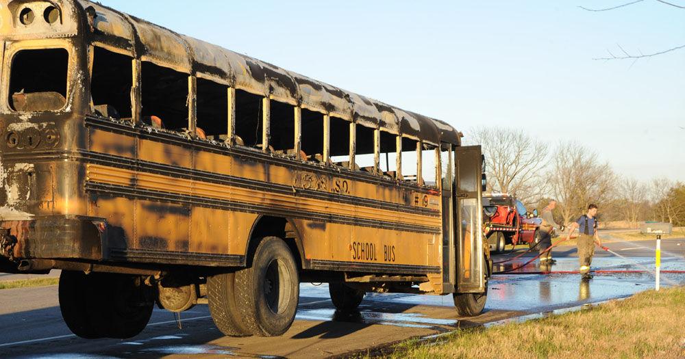 Kerens ISD bus wreck causes fire News Kerens ISD bus wreck causes fire News