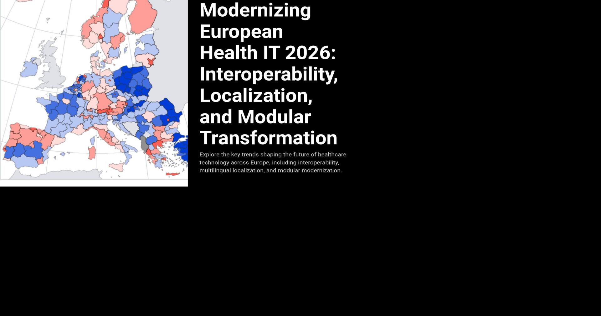 Europe's Health IT Upgrade Cycle Is Shifting to EHDS-Ready Interoperability, Localized User Experience, and Modular Modernization