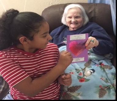 PHOTOS: JLCCS deliver Valentine cards to Twilight Nursing Home