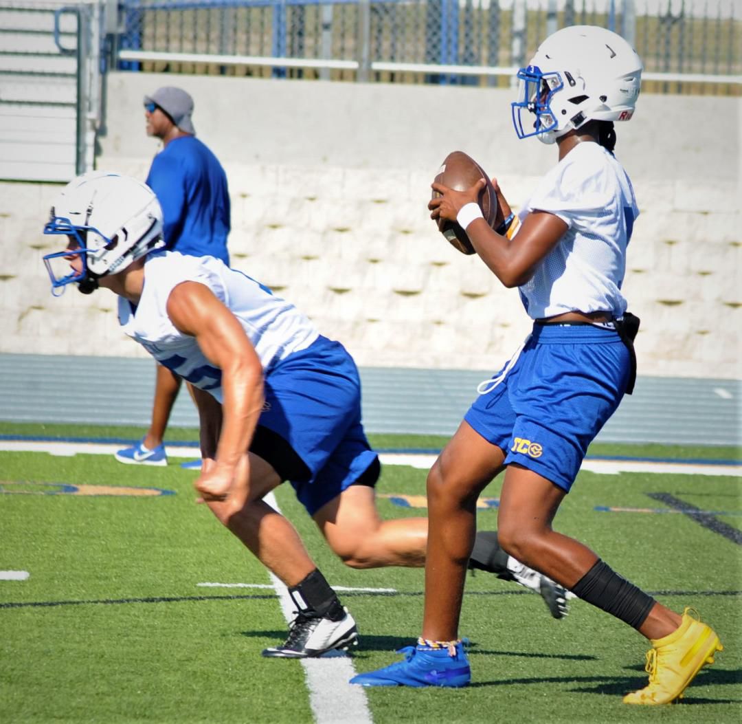 Drew Denbow (left) and Solomon James