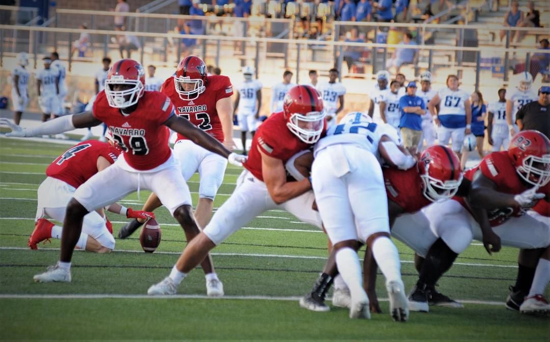 Navarro Football Dawgs fall to Blinn 3833, start season at 03