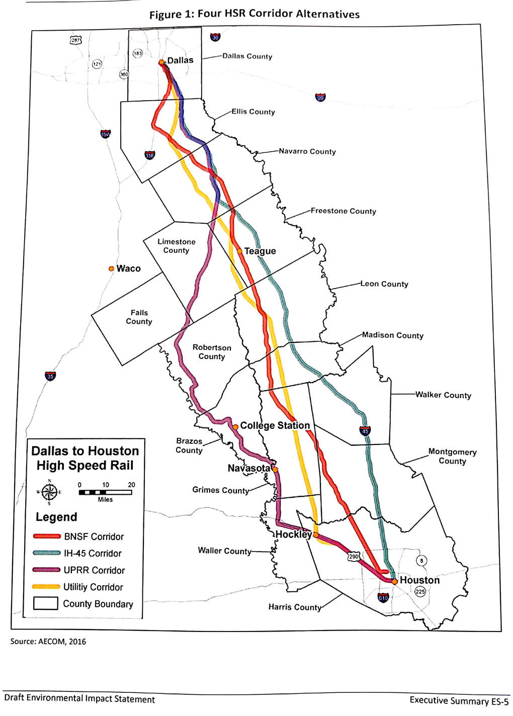 texas high speed rail map Fra Releases Environmental Impact Statement News Corsicanadailysun Com texas high speed rail map