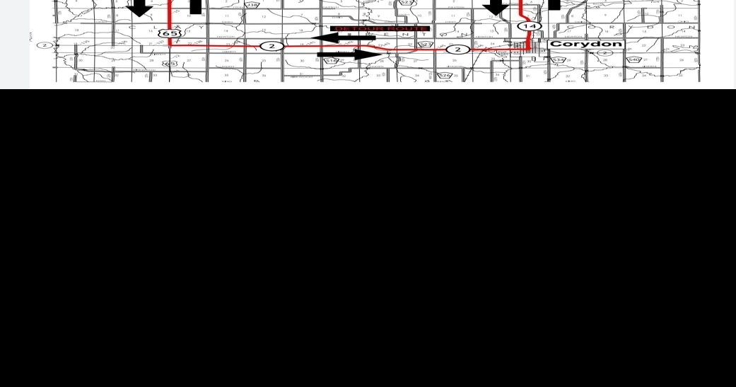 Latest updates and announcements regarding highway closures on Iowa 14