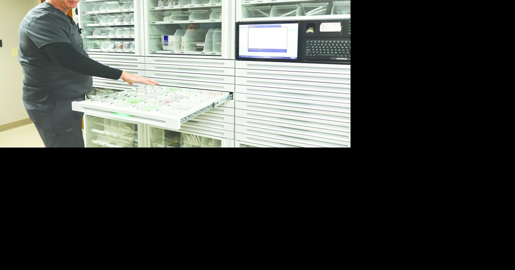 Hospital board tours pharmacy department