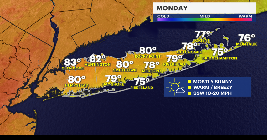 Sunny, hot Monday kicks off scorching week on Long Island | National ...