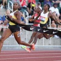Jefferson-Wooden, Bednarek blaze to 100m titles at US trials