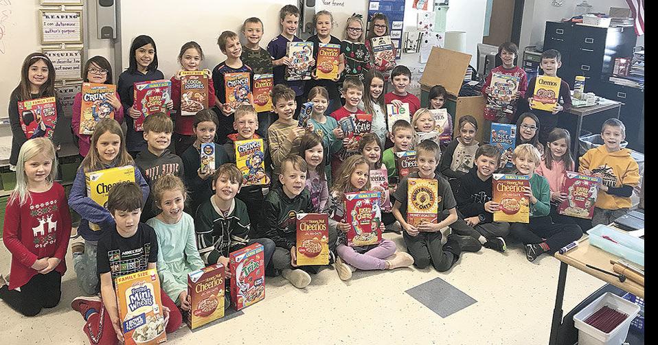Scandia Elementary donates to Elim Lutheran Food shelf