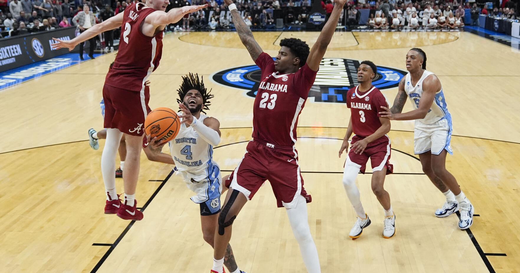 Alabama holds off top-seeded North Carolina 89-87 to reach Elite Eight for 2nd time ever - Vimarsana News