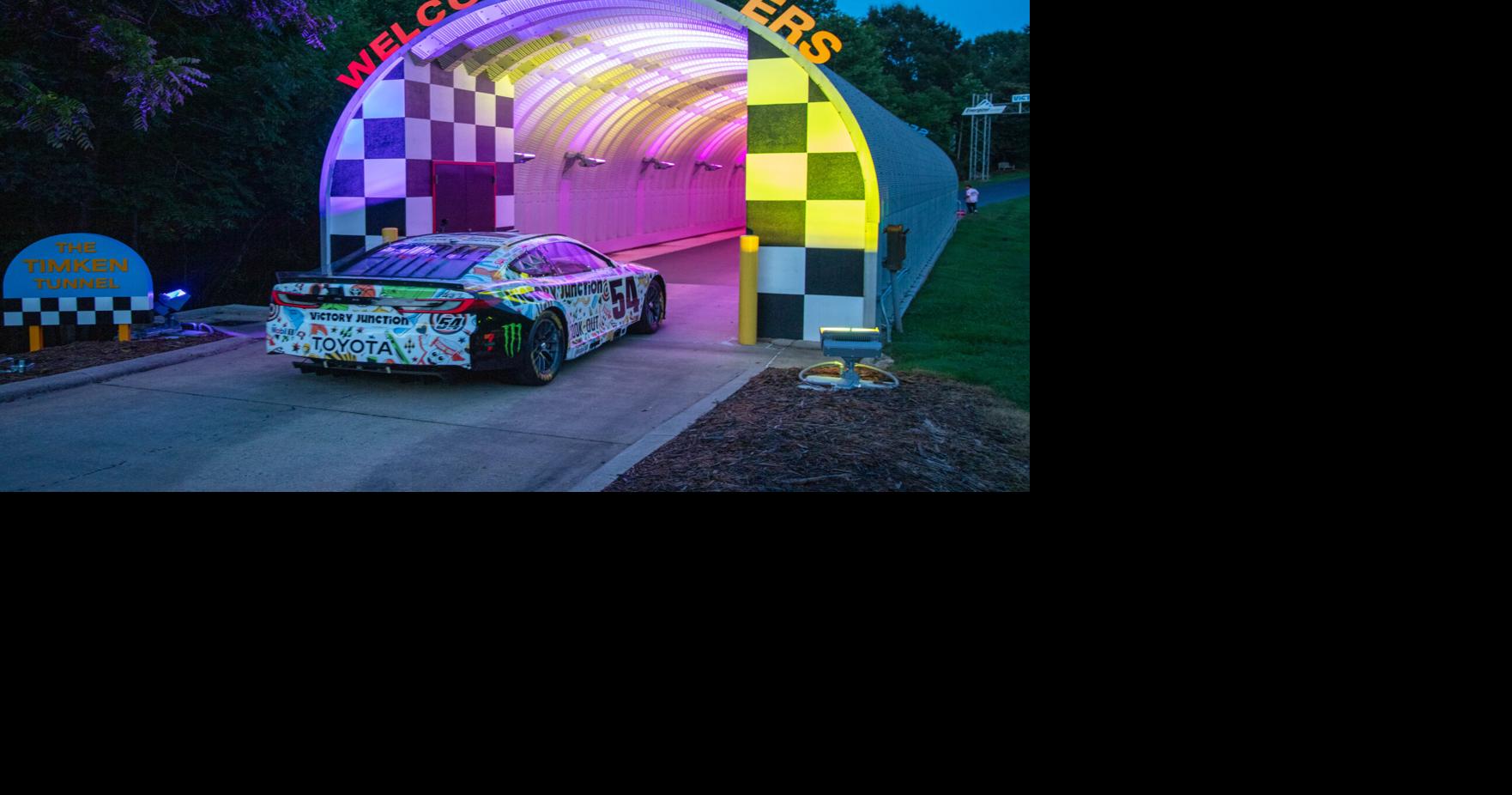 Victory Junction tunnel gets splashy upgrade
