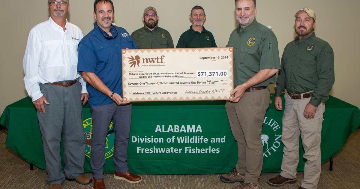 Sam R. Murphy Wma NWTF State Chapter Donates $297,000 for Wildlife Management in Alabama ...