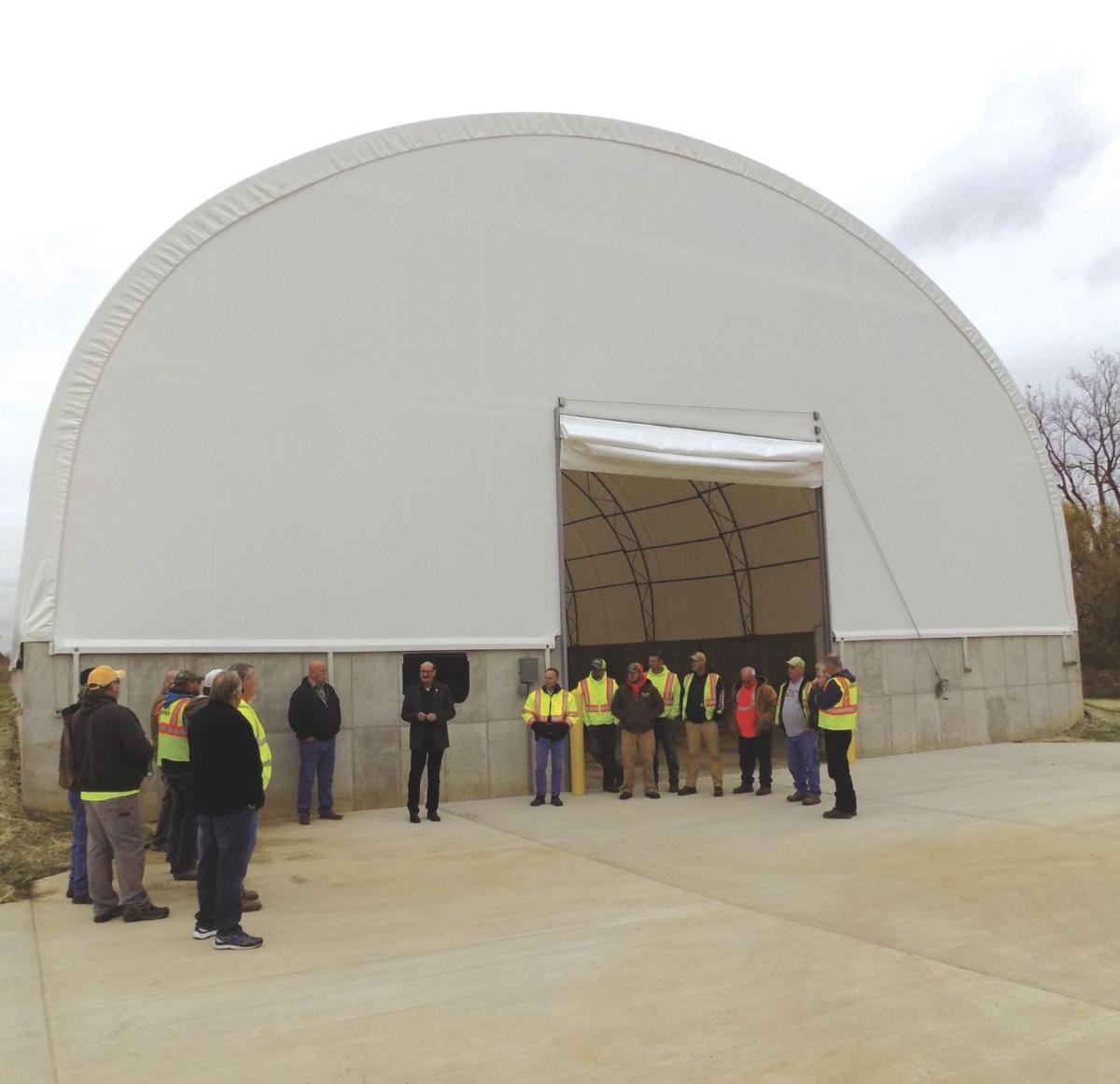 City of Washington dedicates new salt storage facility Washington Courier
