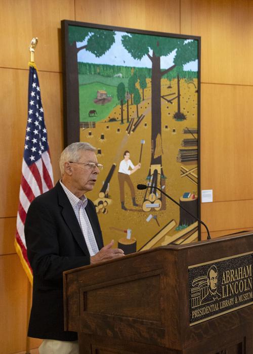 Illinois artist donates new Lincoln painting to presidential library