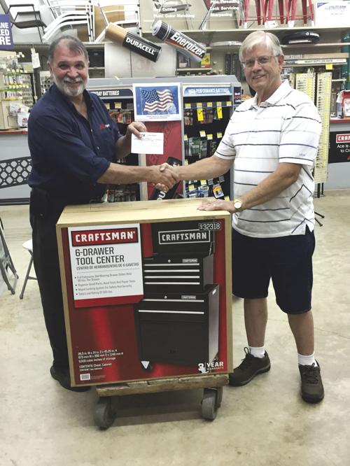 Father's Day Tool Chest winner Washington Courier