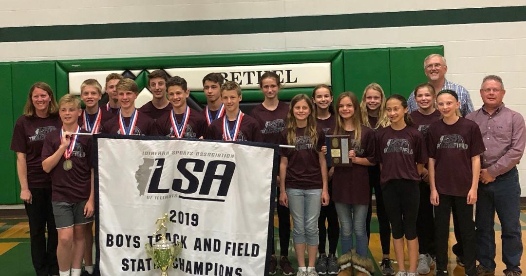 Bethel boys track and field team repeats as Lutheran Sports Association ...