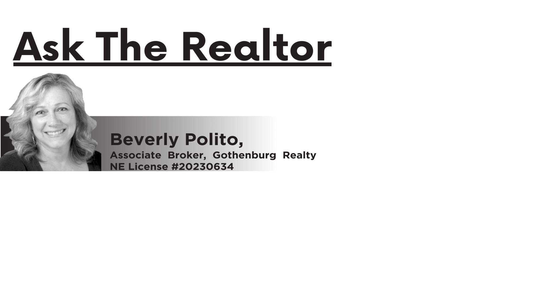 Ask the Realtor Why Now Is a Good Time to Buy Real Estate Columns