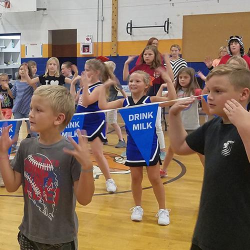 Got milk? North and Crab Orchard do School News