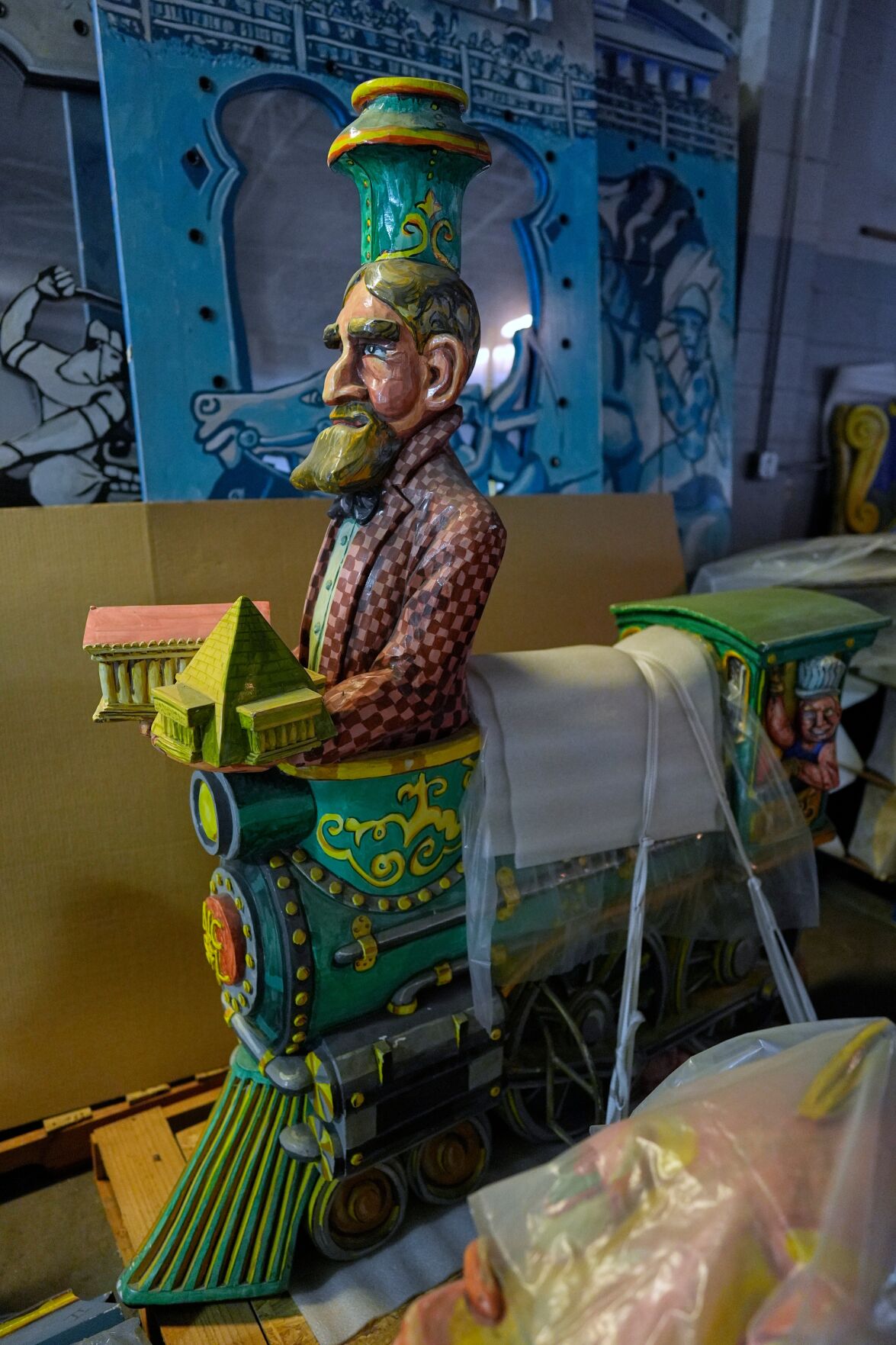 Will Red Grooms' whimsical, wonderful Tennessee Fox Trot Carousel