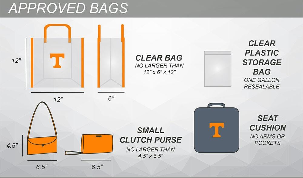 Ut Implements New Bag Policy For Venues National Sports Crossville