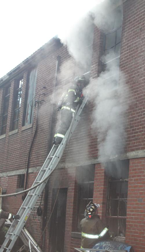 Firefighters battling blaze at Old Lantana School